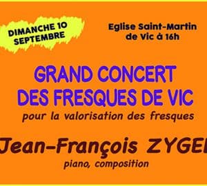affiche concert Jean-François Zygel à Vic